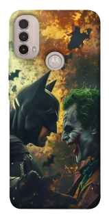 Чехол на Motorola Moto E40 Batman and the Joker фото 1 из 1