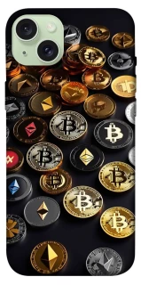 Чехол на Apple iPhone 15 Plus (6.7") Many coins фото 1 из 1