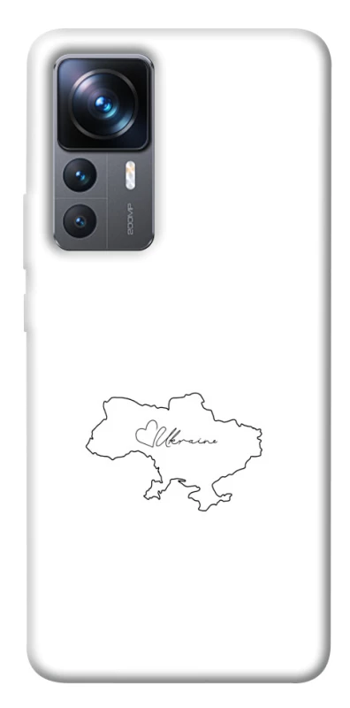 Чохол на Xiaomi 12T / 12T Pro Ukraine map фото 1 з 1