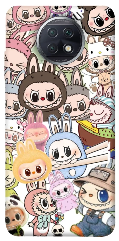 Чехол на Xiaomi Redmi Note 9 5G / Note 9T All Labubus фото 1 из 1