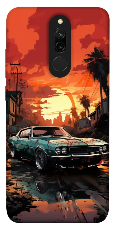 Чохол на Xiaomi Redmi 8 Car at sunset фото 1 з 1
