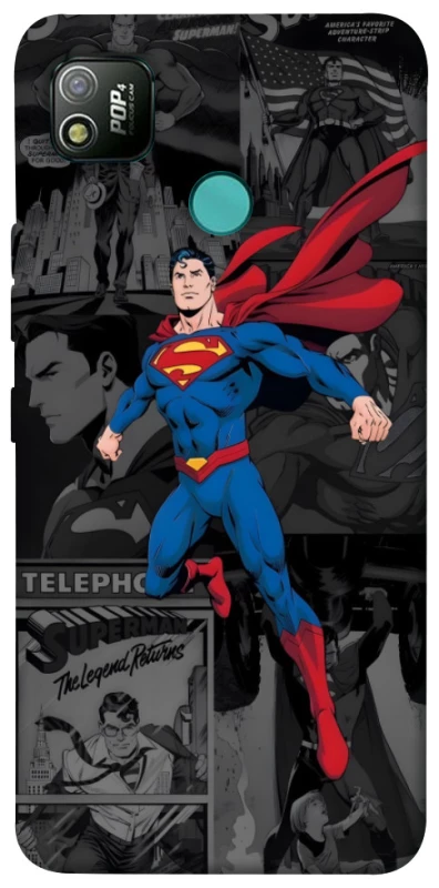 Чохол на TECNO POP 4 superman comics фото 1 з 1