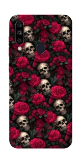 Чехол на ZTE Blade A7 (2020) Черепа и розы фото 1 из 1