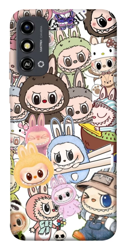 Чохол на ZTE Blade A53 All Labubus фото 1 з 1