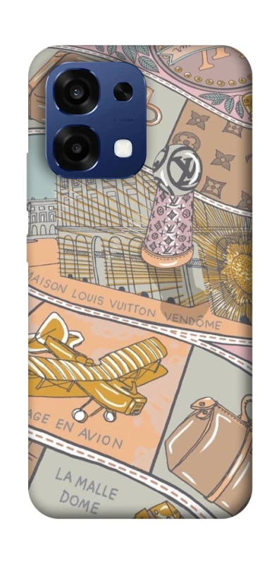 Чехол на Oppo A6 Pro 4G/5G Fashion collage ver.2 фото 1 из 2