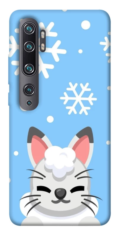 Чехол на Xiaomi Mi Note 10 / Note 10 Pro / Mi CC9 Pro Adopt Me Snow Kitty Smile фото 1 из 1