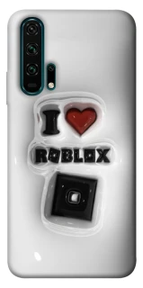 Чохол на Huawei Honor 20 Pro I love Roblox фото 1 з 1