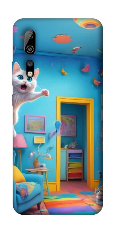 Чохол на ZTE Axon 10 Pro crazy cat фото 1 з 1