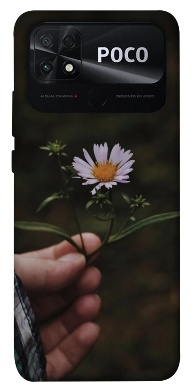 Чохол на Xiaomi Poco C40 Ромашка v4 фото 1 з 1