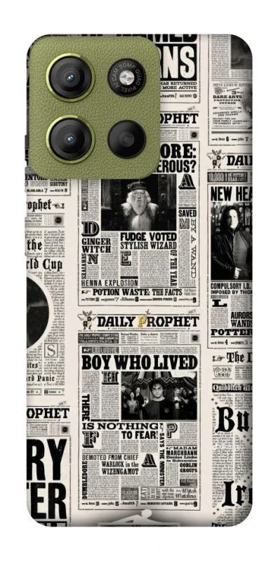 Чохол на Motorola Moto G15 4G Harry Potter newspaper фото 1 з 1