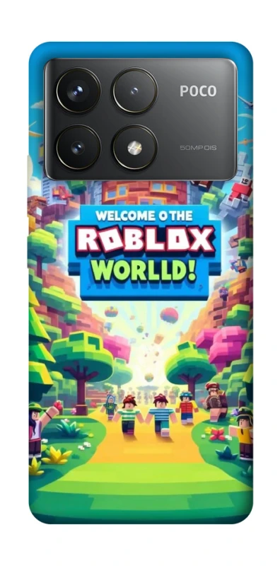 Чохол на Xiaomi Poco F6 Pro Roblox World фото 1 з 1