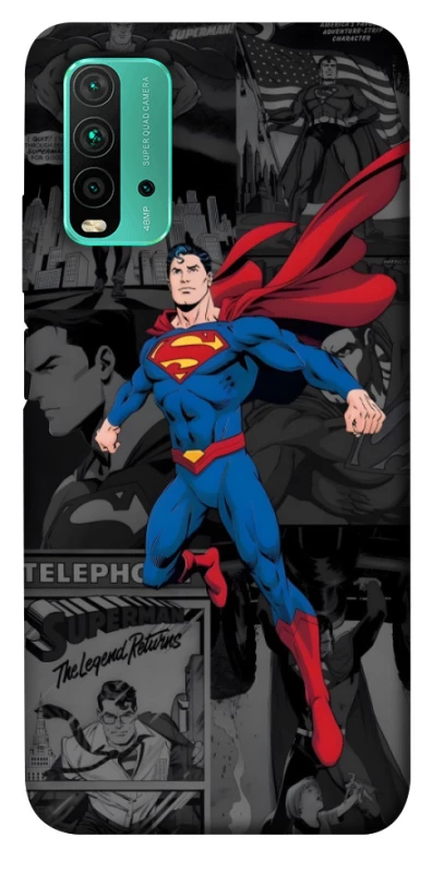 Чохол на Xiaomi Redmi Note 9 4G / Redmi 9 Power superman comics фото 1 з 1