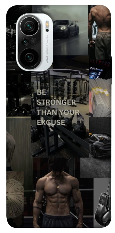 Чехол на Xiaomi Redmi K40 / K40 Pro / K40 Pro+ / Poco F3 Be stronger фото 1 из 1