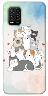 Чохол на Xiaomi Mi 10 Lite Funny Pets ver.2 фото 1 з 1