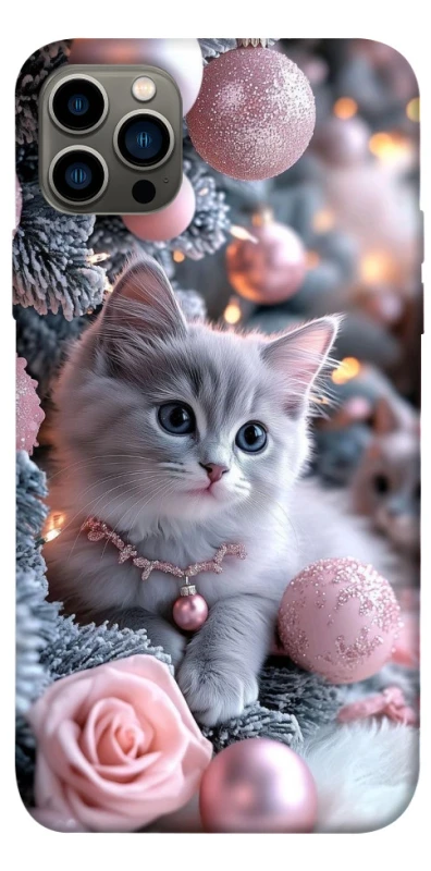 Чохол на Apple iPhone 12 Pro (6.1") Christmas Kitty фото 1 з 1