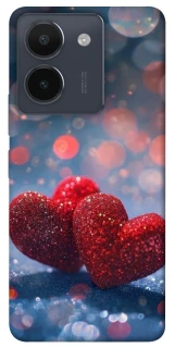 Чохол на Vivo Y36 Red hearts фото 1 з 1