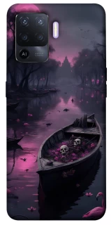 Чохол на Oppo A94 Boat and flamingo фото 1 з 1