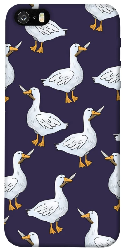 Чохол на Apple iPhone 5/5S/SE Гуси з претензією фото 1 з 1