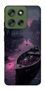 Чехол на Motorola Moto G56 5G Boat and flamingo фото 1 из 1