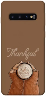 Чохол на Samsung Galaxy S10 Thankful coffee фото 1 з 1