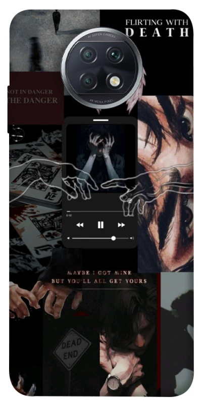 Чехол на Xiaomi Redmi Note 9 5G / Note 9T Flirt collage фото 1 из 1