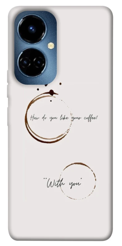 Чохол на TECNO Camon 19 Pro Coffee with you фото 1 з 1