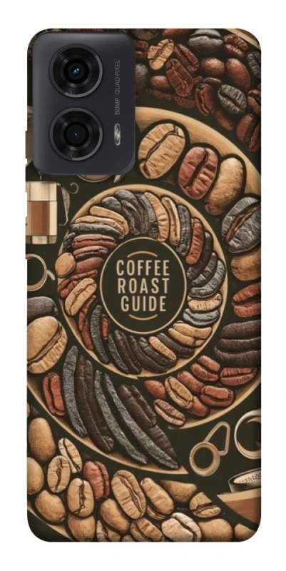 Чохол на Motorola Moto G24 Coffee roast guide фото 1 з 1