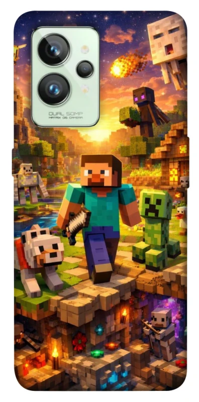 Чохол на Realme GT2 Minecraft v6 фото 1 з 1