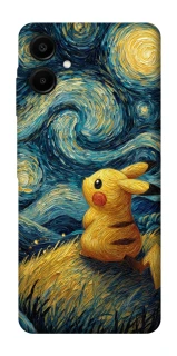 Чехол на Samsung Galaxy A07 Pikachu and Van Gogh фото 1 из 1