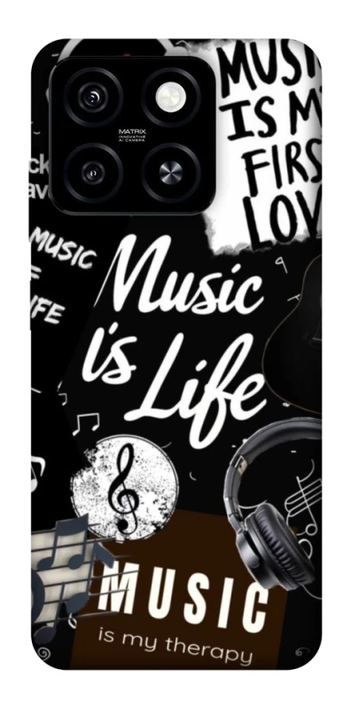 Чохол на ZTE Blade A55 4G Music is Life фото 1 з 1