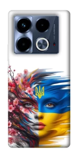 Чохол на Infinix Note 40 4G Flowering Ukraine фото 1 з 1