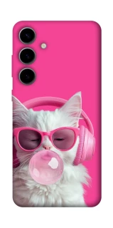 Чехол на Samsung Galaxy S25 Pink kitty фото 1 из 1