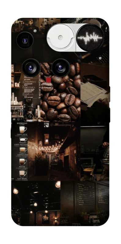 Чехол на Nothing Phone (3) Coffee collage ver.1 фото 1 из 1