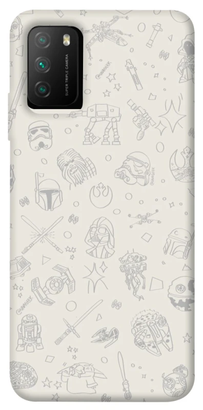 Чехол на Xiaomi Poco M3 Star Wars background ver.1 фото 1 из 1