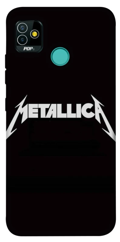 Чехол на TECNO POP 5 Metallica logo фото 1 Чехол на TECNO POP 5 Metallica logo фото 1 из 1