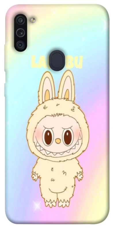 Чохол на Samsung Galaxy M11 Fluffy Rainbow Labubu фото 1 з 1