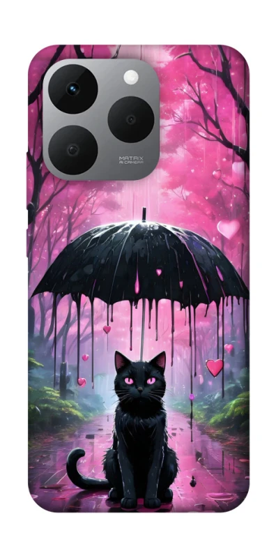 Чохол на Realme 15T Black cat фото 1 з 1