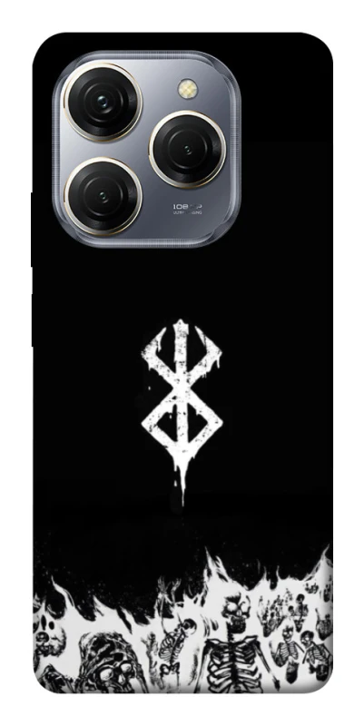 Чехол на TECNO Spark 20 Pro Berserk skeletons фото 1 из 1