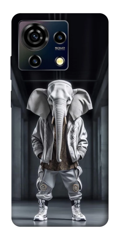 Чехол на ZTE Blade V50 Vita Слон v2 фото 1 из 1