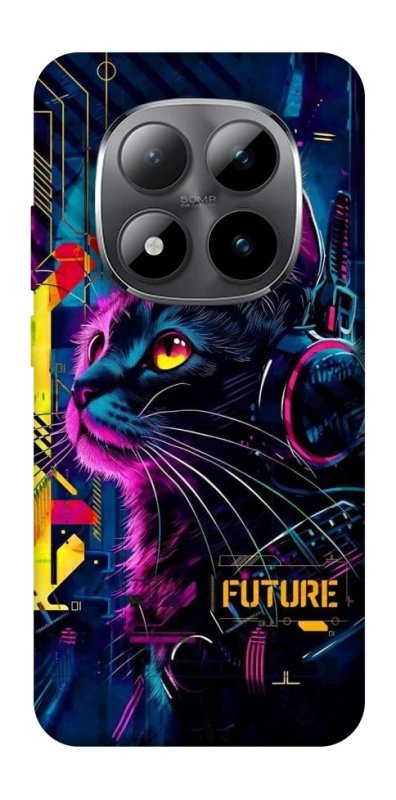 Чехол на Xiaomi Redmi Note 15 Pro 5G Cyber Cat v2 фото 1 из 1