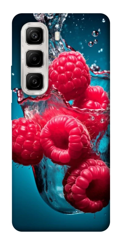 Чохол на Infinix Hot 50 4G Малинка у воді фото 1 з 1