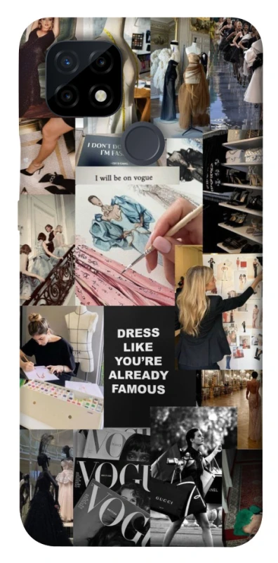 Чохол на Realme C21 Fashion collage ver.11 фото 1 з 1