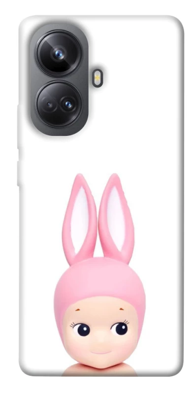 Чехол на Realme 10 Pro+ Minimal Bunny Peek фото 1 из 1