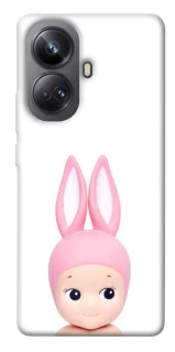 Чехол на Realme 10 Pro+ Minimal Bunny Peek фото 1 из 1