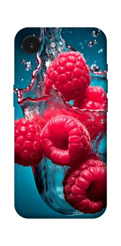 Чохол на Apple iPhone 16e (6.1") Малинка у воді фото 1 з 1