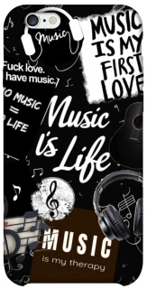 Чохол на Apple iPhone 6/6s (4.7") Music is Life фото 1 з 1