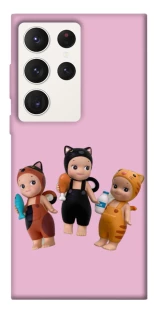 Чохол на Samsung Galaxy S23 Ultra Cat Cafe Trio фото 1 з 1