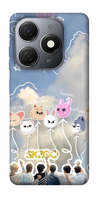 Чехол на TECNO Spark 20 Stray Kids Full Force фото 1 из 1