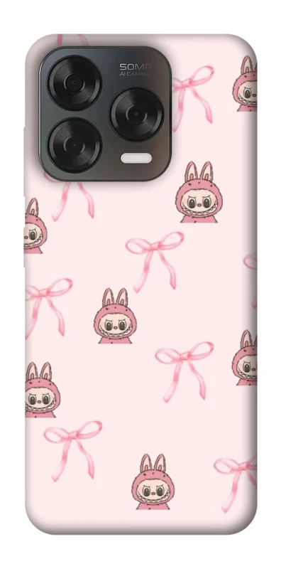 Чохол на ZTE Blade V70 Design Pink bows and Labubus фото 1 з 2