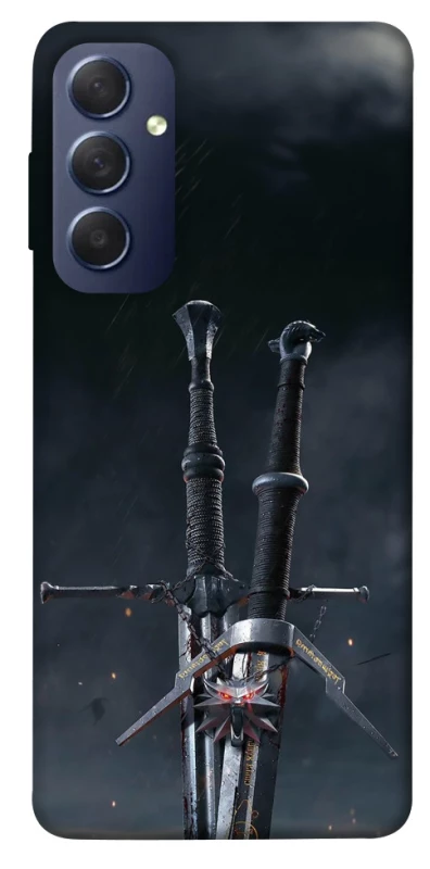 Чехол на Samsung Galaxy M54 5G Мечи Ведьмака фото 1 из 1